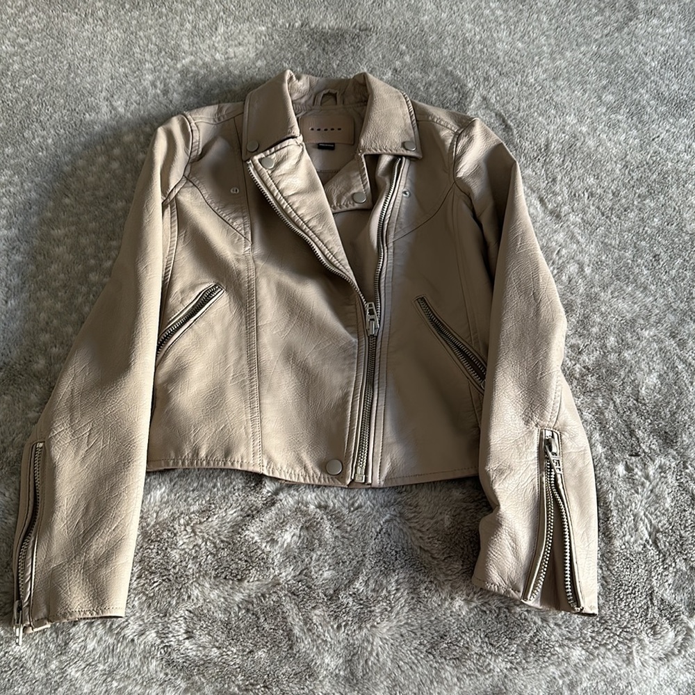 Light Grey, BLANKNYC, XS, leather jacket.